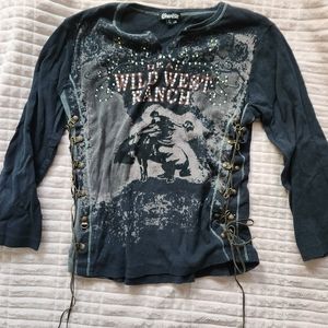 Wild West Ranch Y2K Top